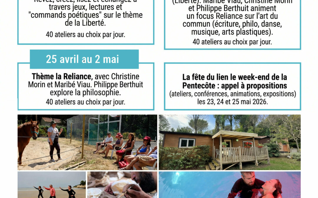 Découvrez la programmation des activités printemps-été
