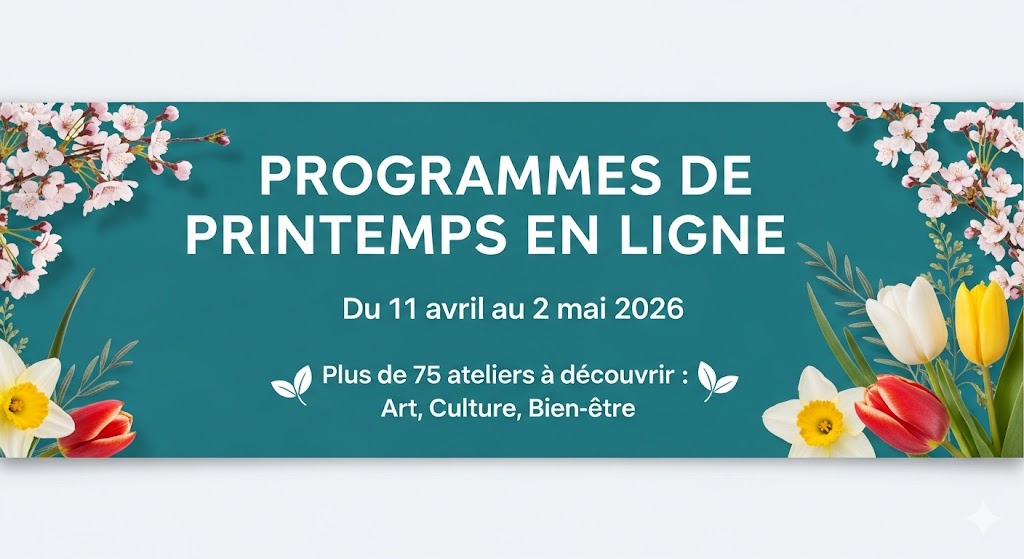 Découvrez la programmation des activités printemps